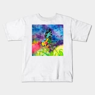 Madagascar Splash Cropped Kids T-Shirt